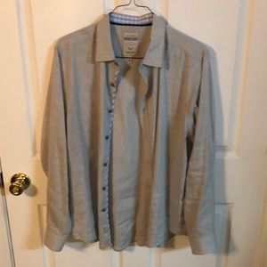 Heritage Report Collection Linen Blend Shirt